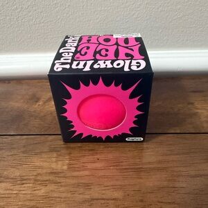 Nee Doh Glow in the Dark Ball Pink
